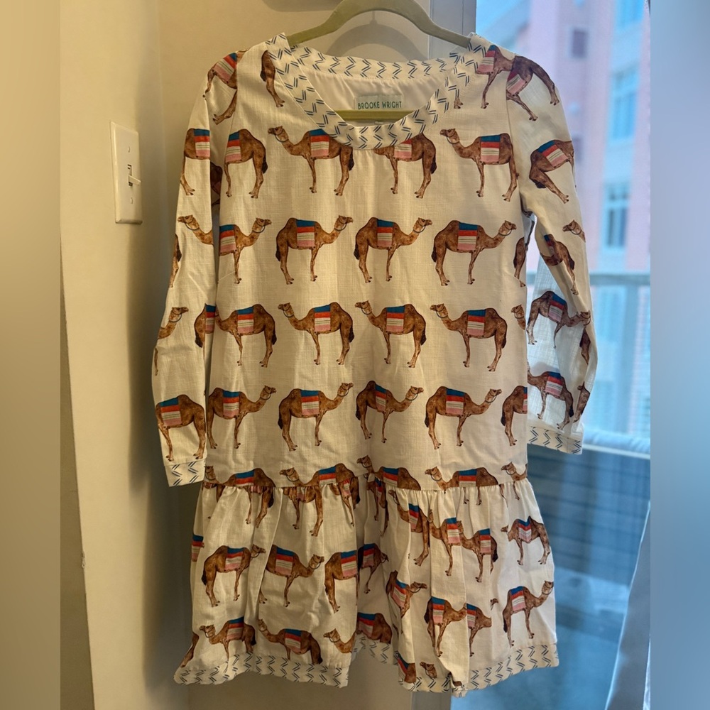 Brooke Wright Camel Print Dress